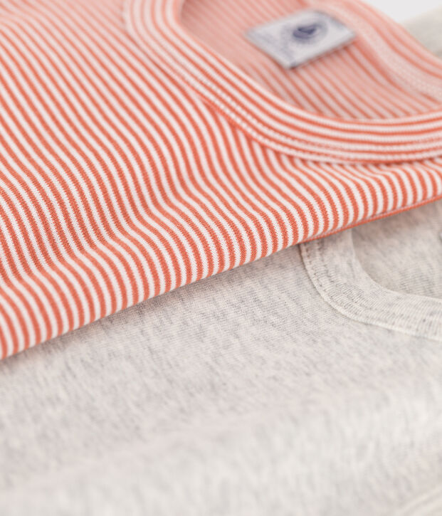 Lot de 2 d&eacute;bardeurs petit gar&ccedil;on en coton multicouleur