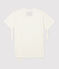 Tee shirt Femme/Homme Christoph Rumpf x Petit Bateau blanc MARSHMALLOW