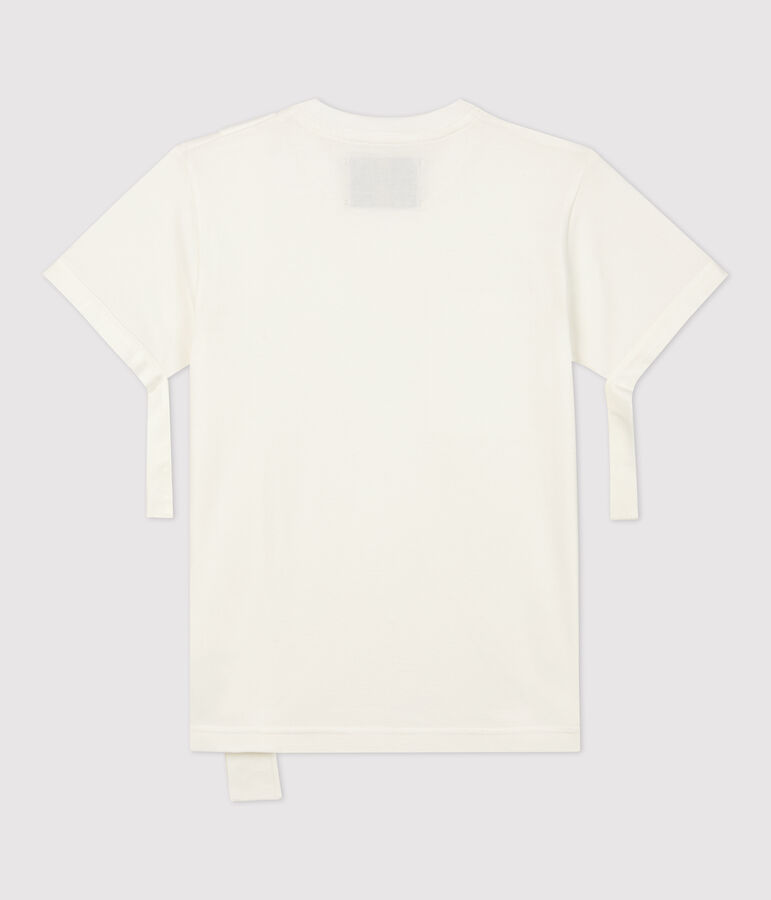 Tee shirt Femme/Homme Christoph Rumpf x Petit Bateau blanc