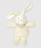 Doudou lapin musical: un cadeau de naissance idéal ! blanc MARSHMALLOW