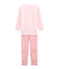 Pyjama petite fille rose VIENNE/blanc MULTICO