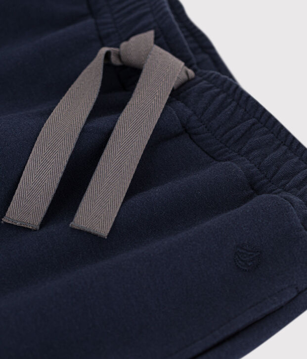 Pantalon en coton &eacute;pais Femme bleu marine