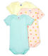 Lot de 3 bodies manches courtes panthère bébé fille