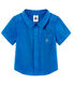 Chemise manches courtes bébé garçon en lin