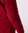 Cardigan enfant en coton uni AMARANTE