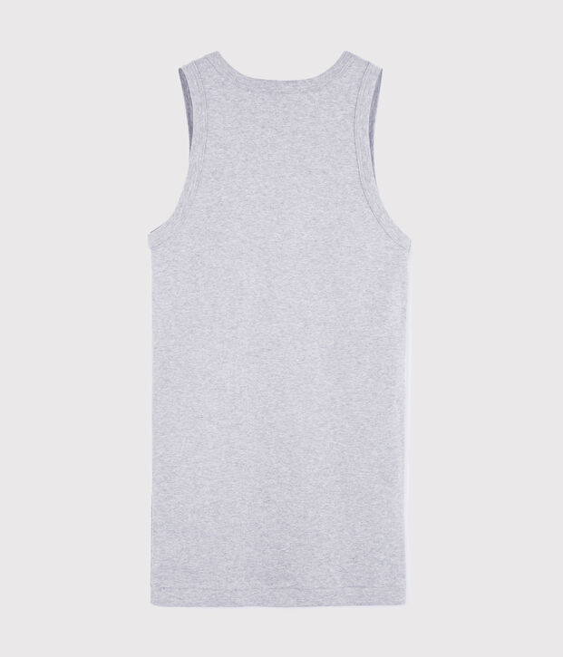 Debardeur iconique femme gris chin&eacute; clair