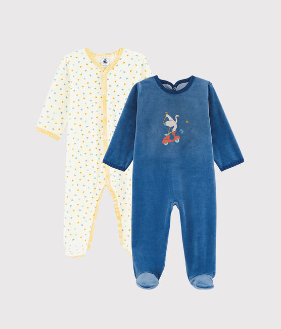 Duo de dors bien bébé en velours variante 1