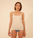 Lot de 2 chemises à bretelles en coton ajouré femme