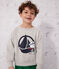 Sweatshirt en molleton enfant fille / garçon gris BELUGA CHINE