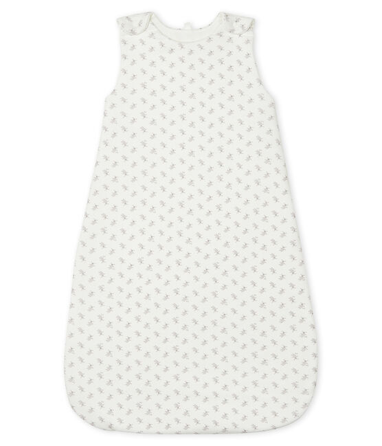 Gigoteuse bébé en côte blanc MARSHMALLOW/blanc MULTICO