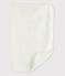 Lot sac et tapis à langer lapin bébé en tubique en coton biologique blanc MARSHMALLOW/gris GRIS