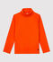 Sous-pull en coton enfant fille / garçon orange CAROTTE