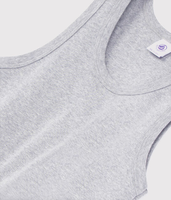 Débardeur iconique en coton Femme gris BELUGA CHINE