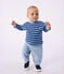 Pantalon en denim b&eacute;b&eacute; bleu