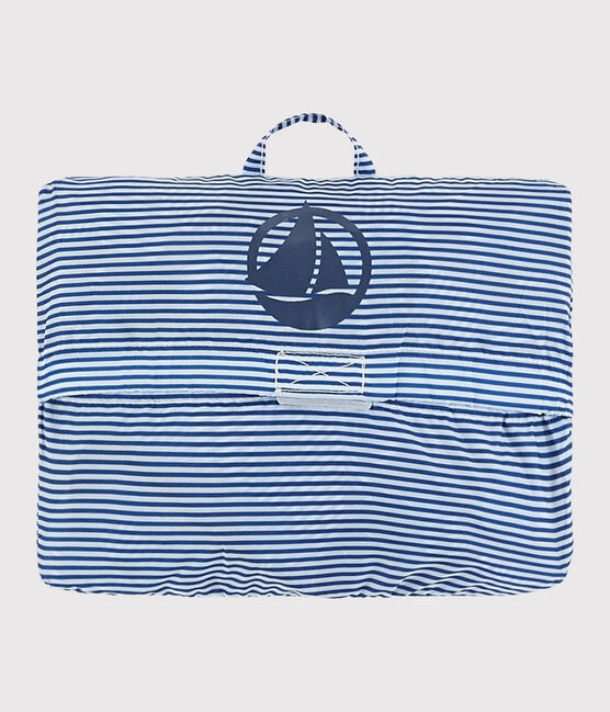 Coupe-vent en polyester recyclé enfant garçon bleu SURF/blanc MARSHMALLOW