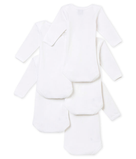 Lot de 5 bodies manches longues bébé mixte variante 1