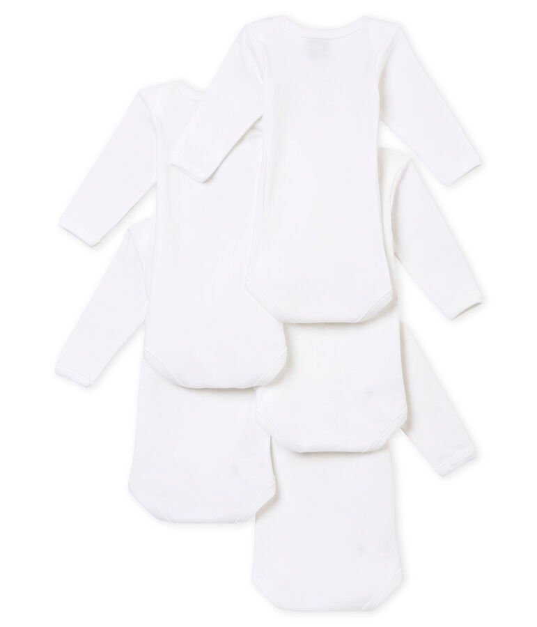 Lot de 5 bodies manches longues b&eacute;b&eacute; mixte multicouleur
