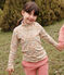 Sous-pull en coton enfant fille AVALANCHE/ CUIVRE/ MULTICO