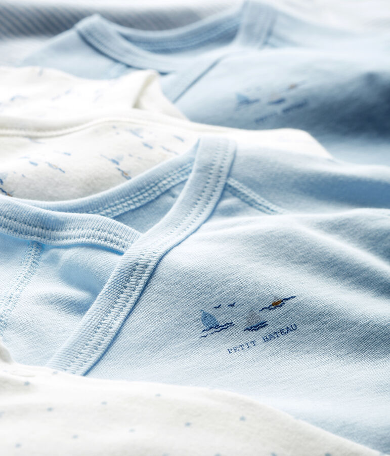 Lot de 5 bodies naissance manches longues b&eacute;b&eacute; variante 1