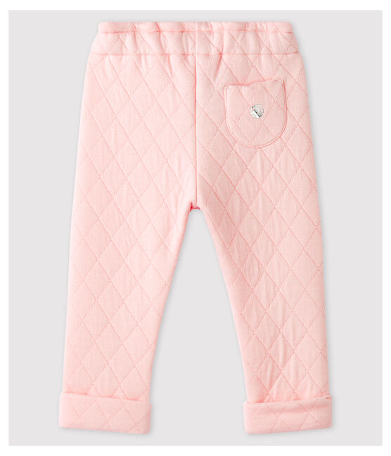 Pantalon en tubique matelassé bébé fille rose MINOIS