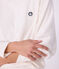 Pyjama femme en coton éponge uni écru MILK