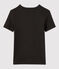 Tee-shirt L'ICONIQUE col V en coton bio Femme gris CITY CHINE