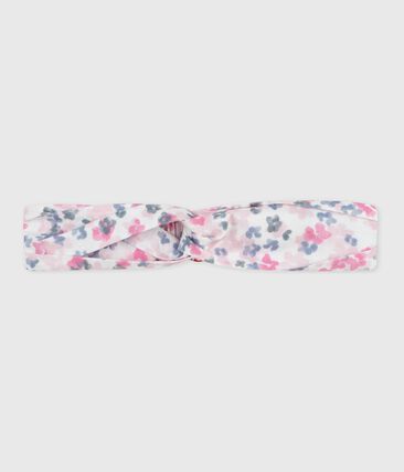 Bandeau enfant en popeline imprimé fleurs