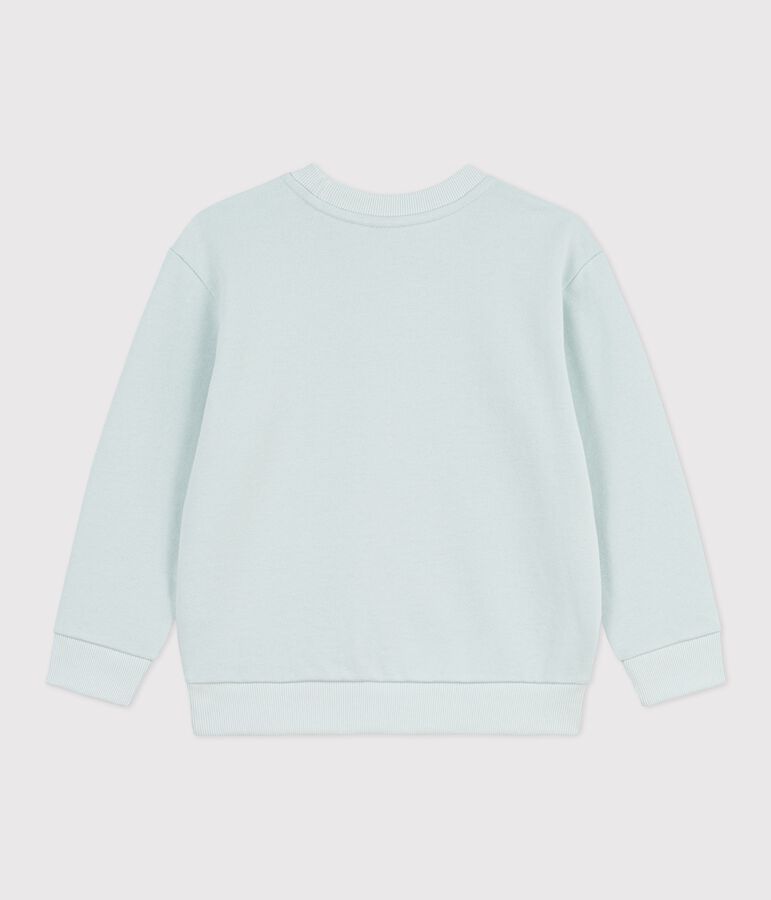 Sweatshirt enfant en coton bleu
