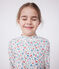 Teeshirt de bain anti uv enfant manche longue fleuri blanc MARSHMALLOW/blanc MULTICO