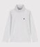 Sous-pull en coton enfant fille / garçon gris POUSSIERE CHINE