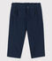 Pantalon en serge craquante bébé bleu SMOKING