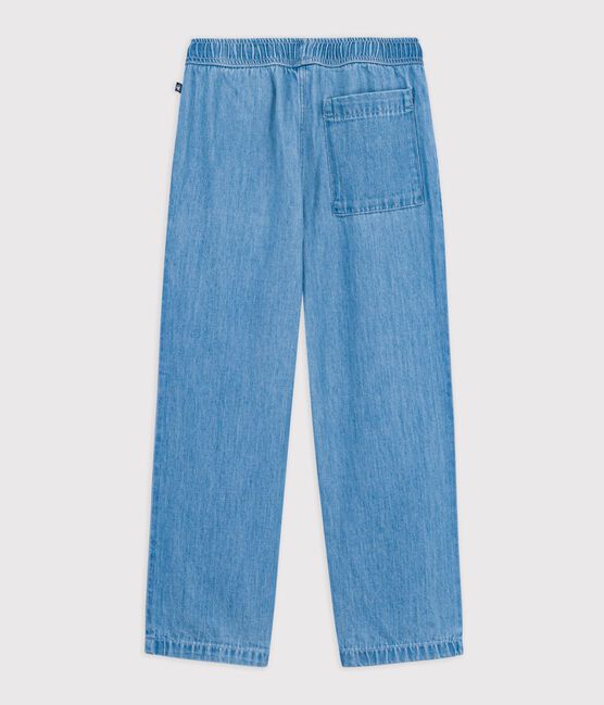 Pantalon enfant en denim bleu DENIM CLAIR