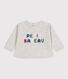 Sweat bébé en coton, uni