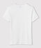 Tee-shirt L'ICONIQUE col V en coton Femme blanc ECUME