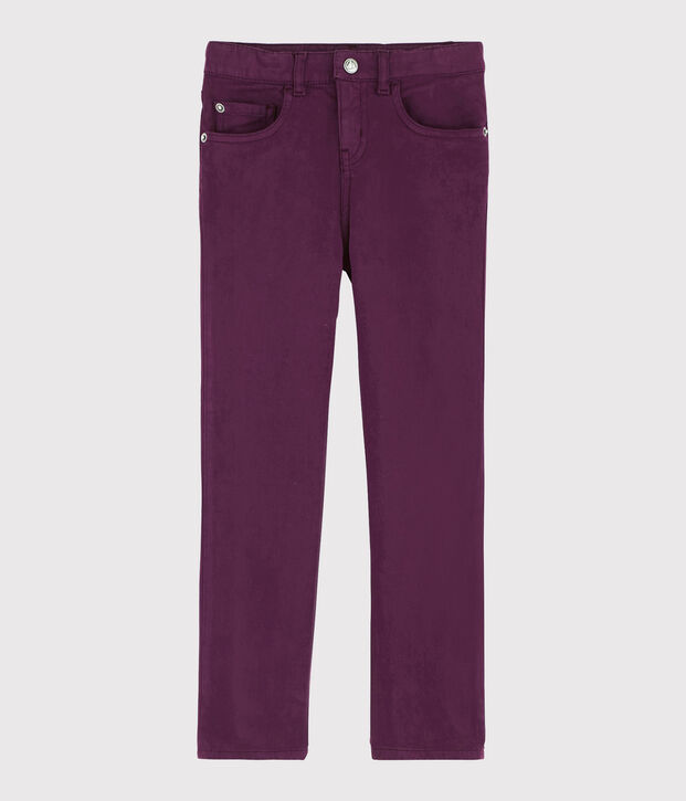 Pantalon enfant fille violet