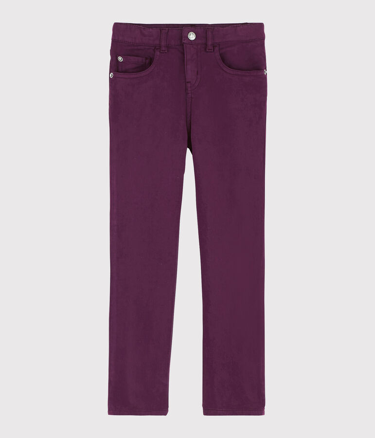 Pantalon enfant fille violet