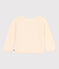 Cardigan en coton enfant fille &eacute;cru AVALANCHE