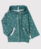 Sweatshirt à capuche imprimé bébé bleu BRUT/blanc MARSHMALLOW