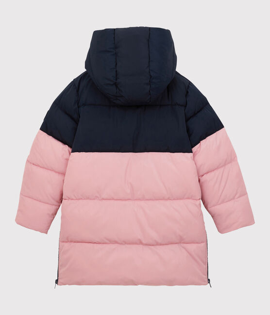 Doudoune longue enfant fille / garçon bleu SMOKING/rose CHARME