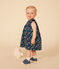 Robe sans manche en jersey léger bébé bleu MEDIEVAL/blanc MULTICO