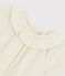 Blouse en gaze de coton bio enfant fille blanc MARSHMALLOW