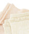Lot de 2 paires de chaussettes enfant fille blanc MARSHMALLOW/rose MINOIS