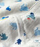 Sweatshirt bébé garçon imprimé gris BELUGA/blanc MULTICO