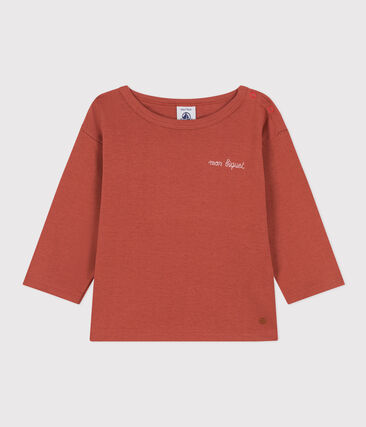 PETIT BATEAU - Tee-shirt manches longues en coton bébé