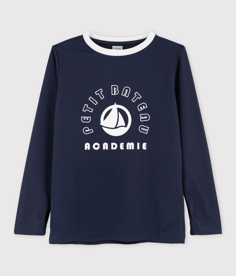 Tee-shirt de sport enfant fille bleu
