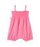 Combinaison courte bébé fille rose Petal