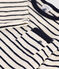 Tee-shirt manches longues en jersey bébé blanc AVALANCHE/bleu SMOKING