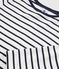 Tee shirt marinière femme blanc MARSHMALLOW/bleu SMOKING