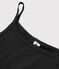 Chemise à bretelles iconique en coton Femme noir NOIR