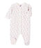 Dors bien bébé fille en tubique imprimé bleu BOCAL/blanc MULTICO